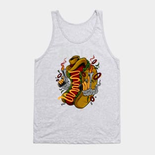 cowboy hotdog Tank Top